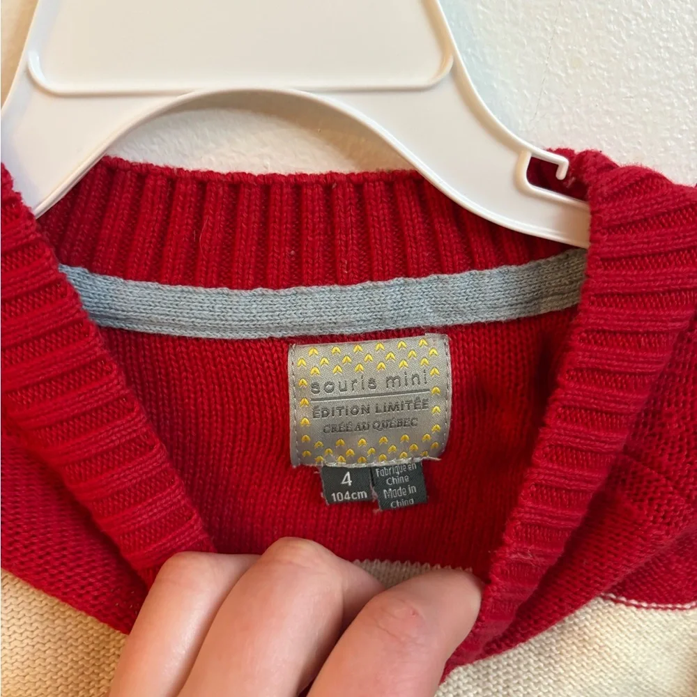 Souris mini Striped Multicolor kids Sweater 4 years - Picture 3 of 5